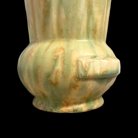 Antique Crown Devon Marbled Vase, Marked #E108/7/IN - Picture 3 of 9